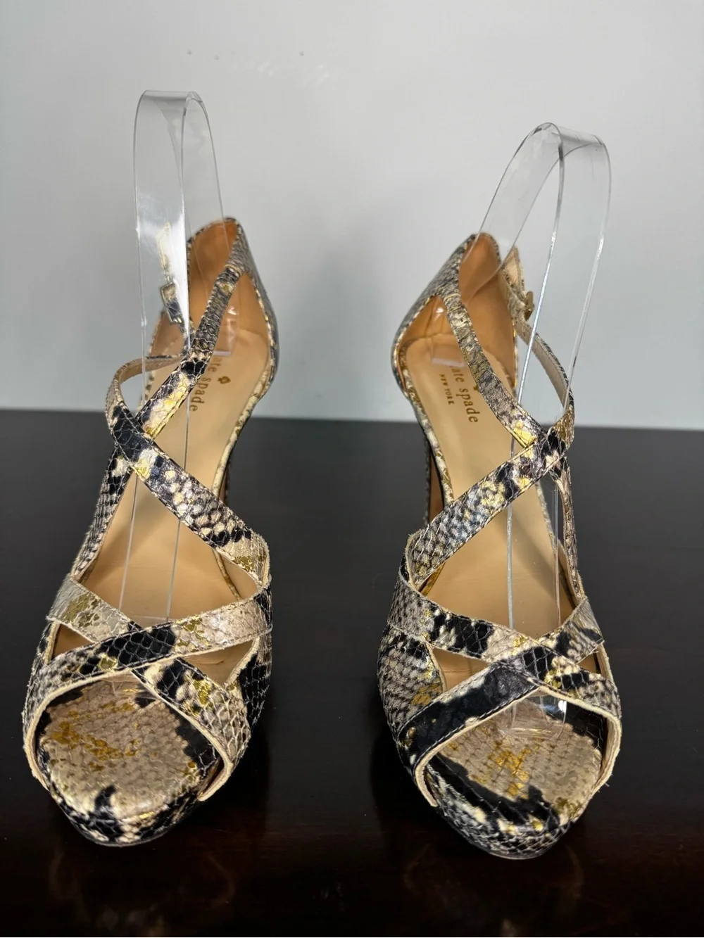 Kate Spade New York Made in Italy Snakeskin Sandals ✨ 7.5B